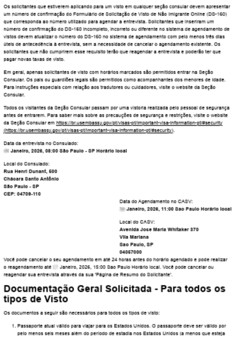 Imagem agendamento visto americano 1